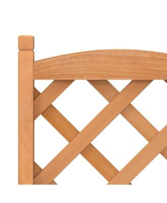 Solid fir wood Medium Planter Rectangular