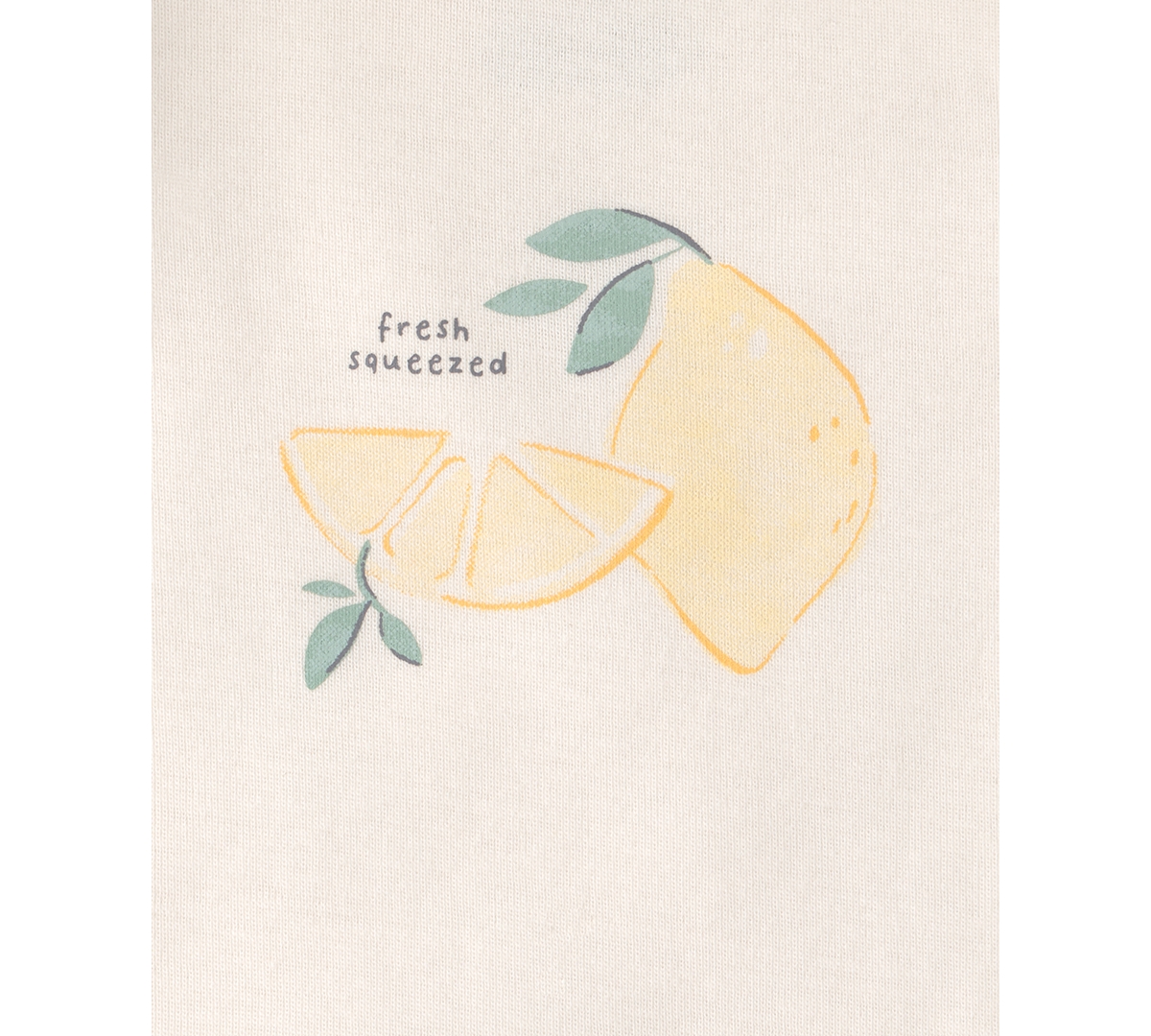 Carter's Baby Girls' Lemon Print Bodysuits and Pants, 3-Piece Set