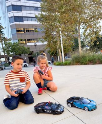 Police Pursuit Bugatti Chiron 1:14 Lamborghini Aventador Remote Control Car