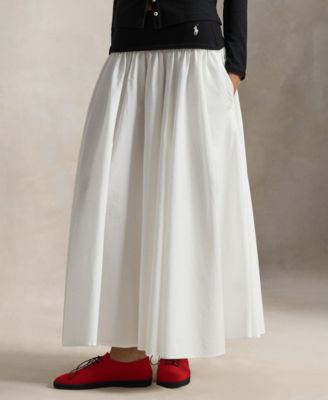 Women's Shirred A-Line Skirt