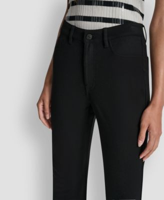 Women's Mid-Rise 5 Pocket Slim Boot Cut Pants