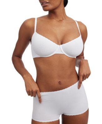 Women's Adorned Cotton Underwire Bra