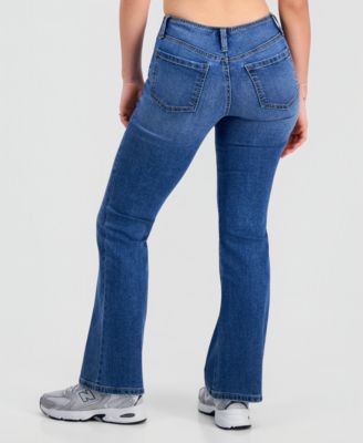 Juniors' No Waist Bootcut Jeans