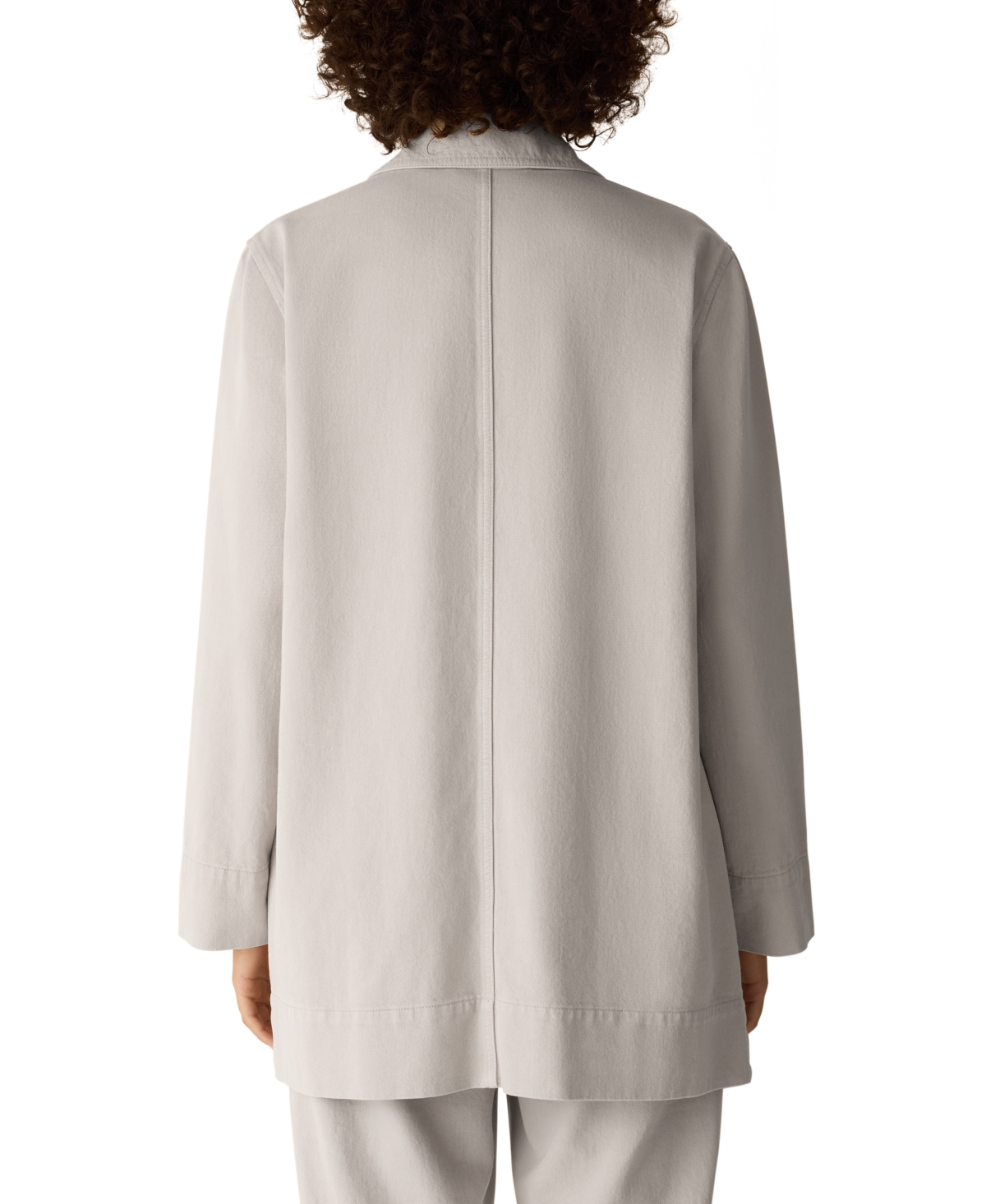 Eileen Fisher Women's Classic Collar Button-Front Jacket
