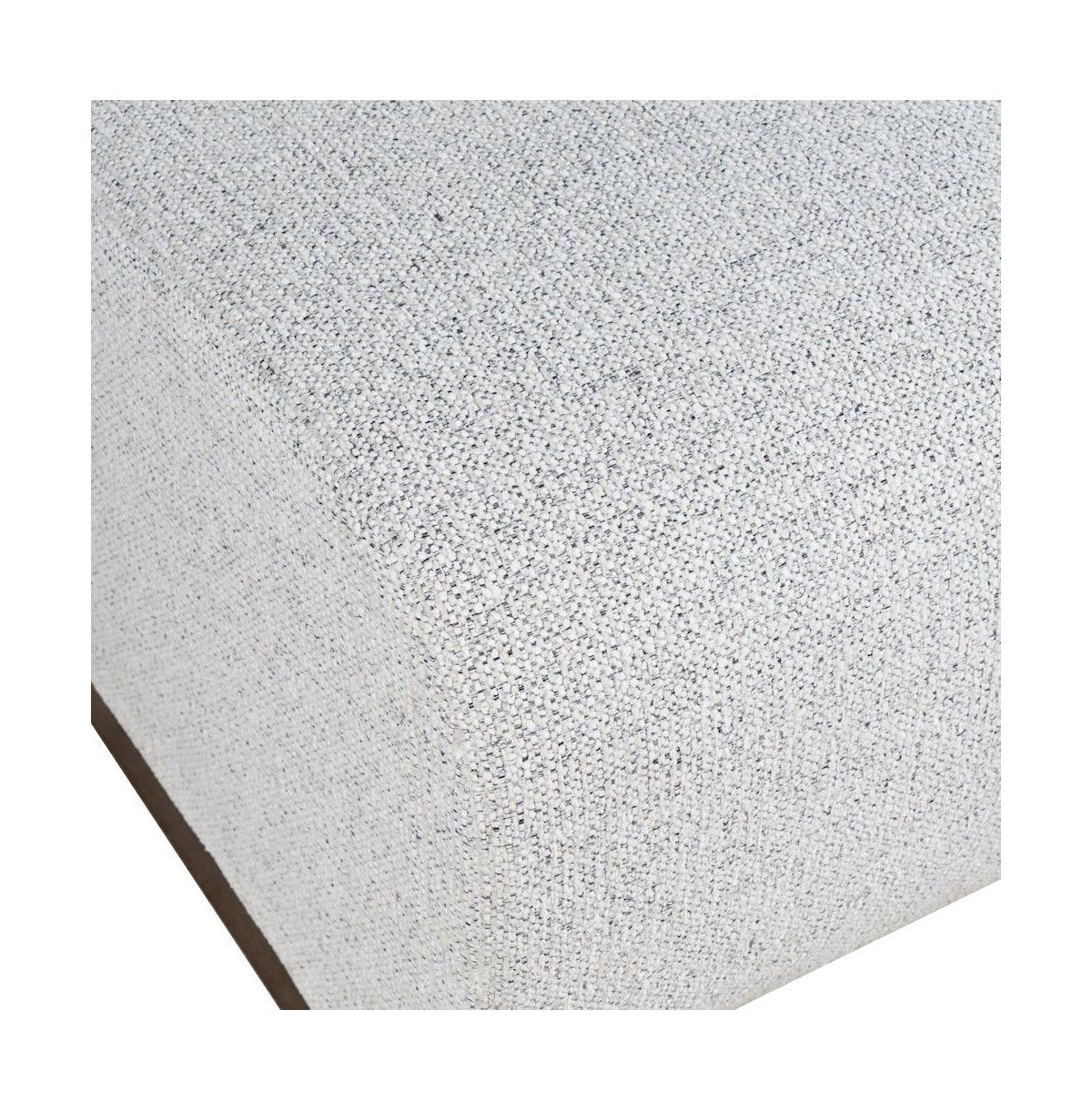 Jofran Modern Banquette Upholstered Sectional One Seat Bench with Performance Fabric