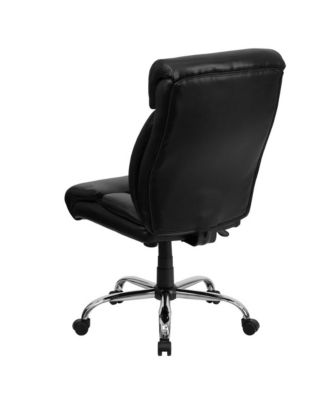 400 lb. Big & Tall High Back Full Headrest Ergonomic Office Chair w/ Chrome Base