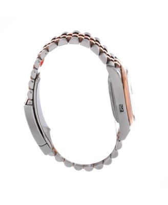 Oyster Perpetual Datejust Fluted Motif Automatic Watch in Stainless Steel and Rose Gold 36mm