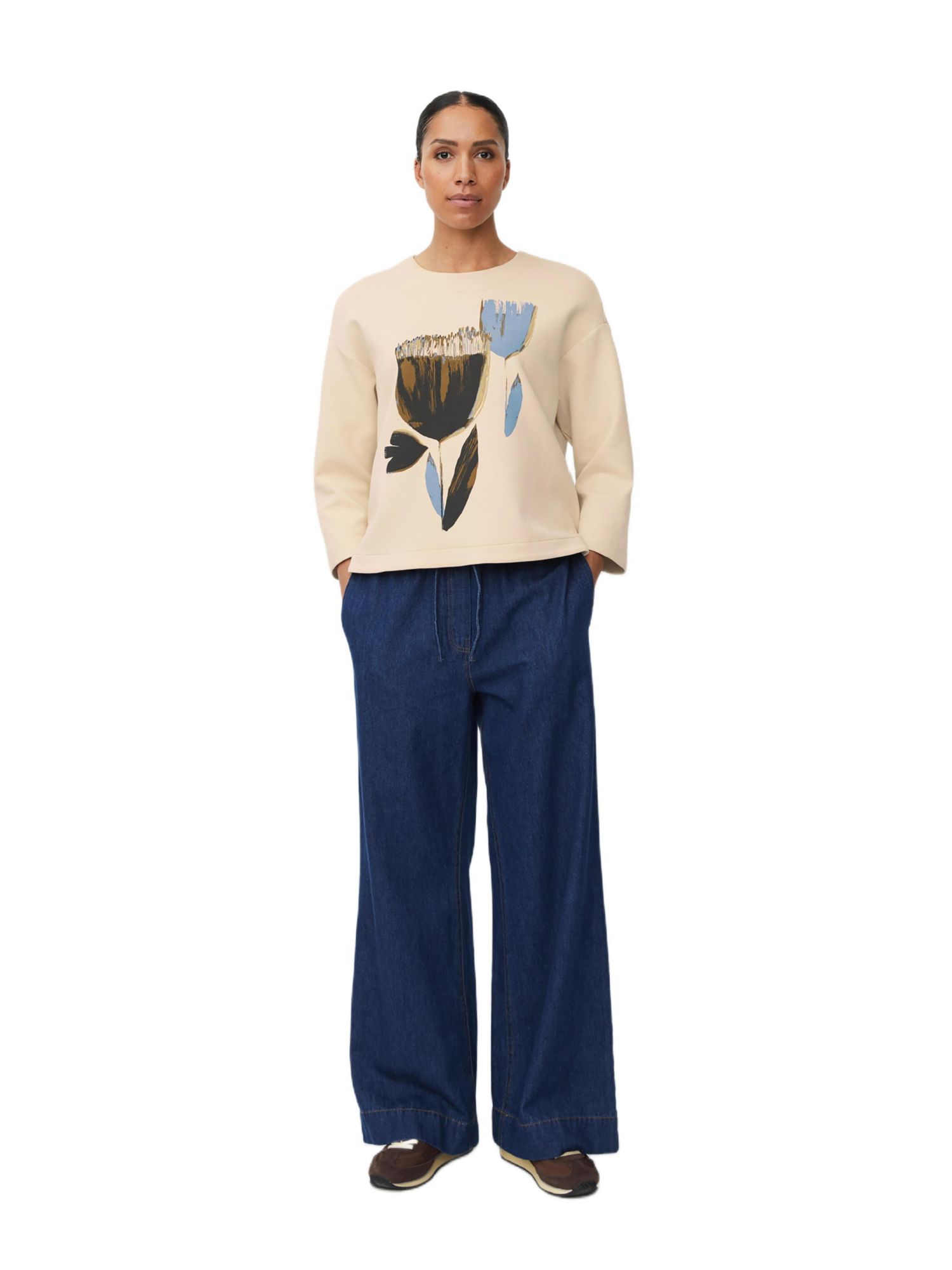 Women's MaPolyxena Wide Leg Elasticated Jeans