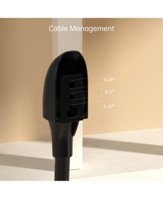 2-Pack Universal Speaker Stands with Adjustable Height & Stabilized Base for Surround Sound