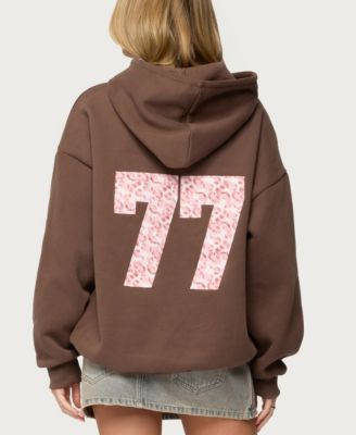 Women's Leopard 77 Oversized Hoodie