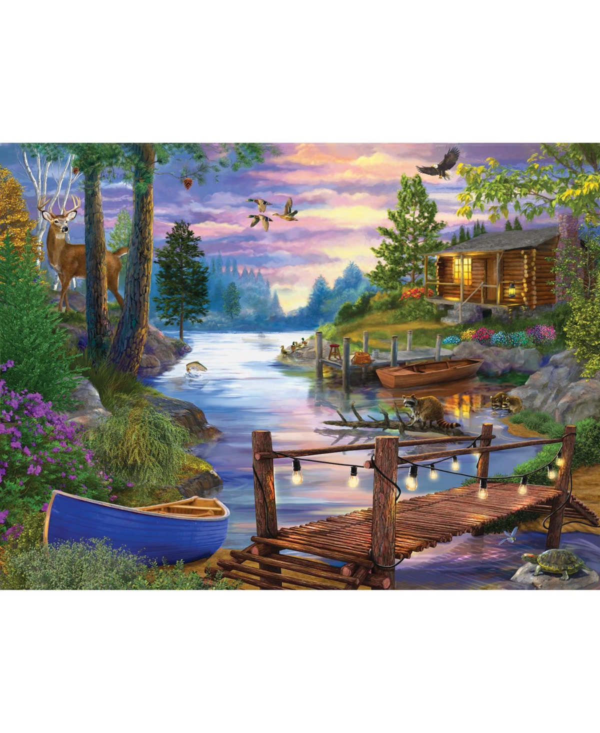 SunsOut Footbridge 1000 piece Jigsaw Puzzle for Adults