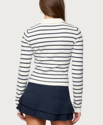 Women's Loreen Striped Knit Cardigan