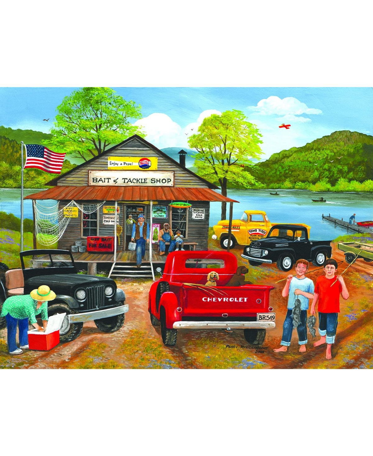 Bait Tackle Shop 300 piece Jigsaw Puzzle for Adults