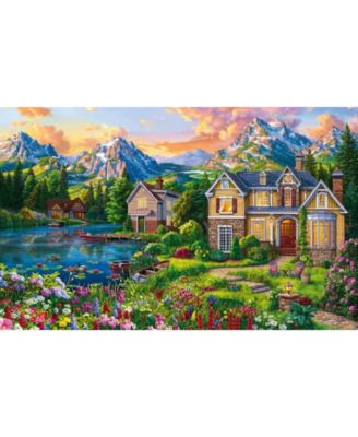 Cozy Lake House 300 piece Jigsaw Puzzle for Adults