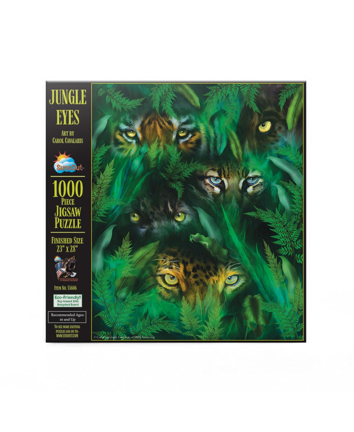 Jungle Eyes 1000 piece Jigsaw Puzzle for Adults