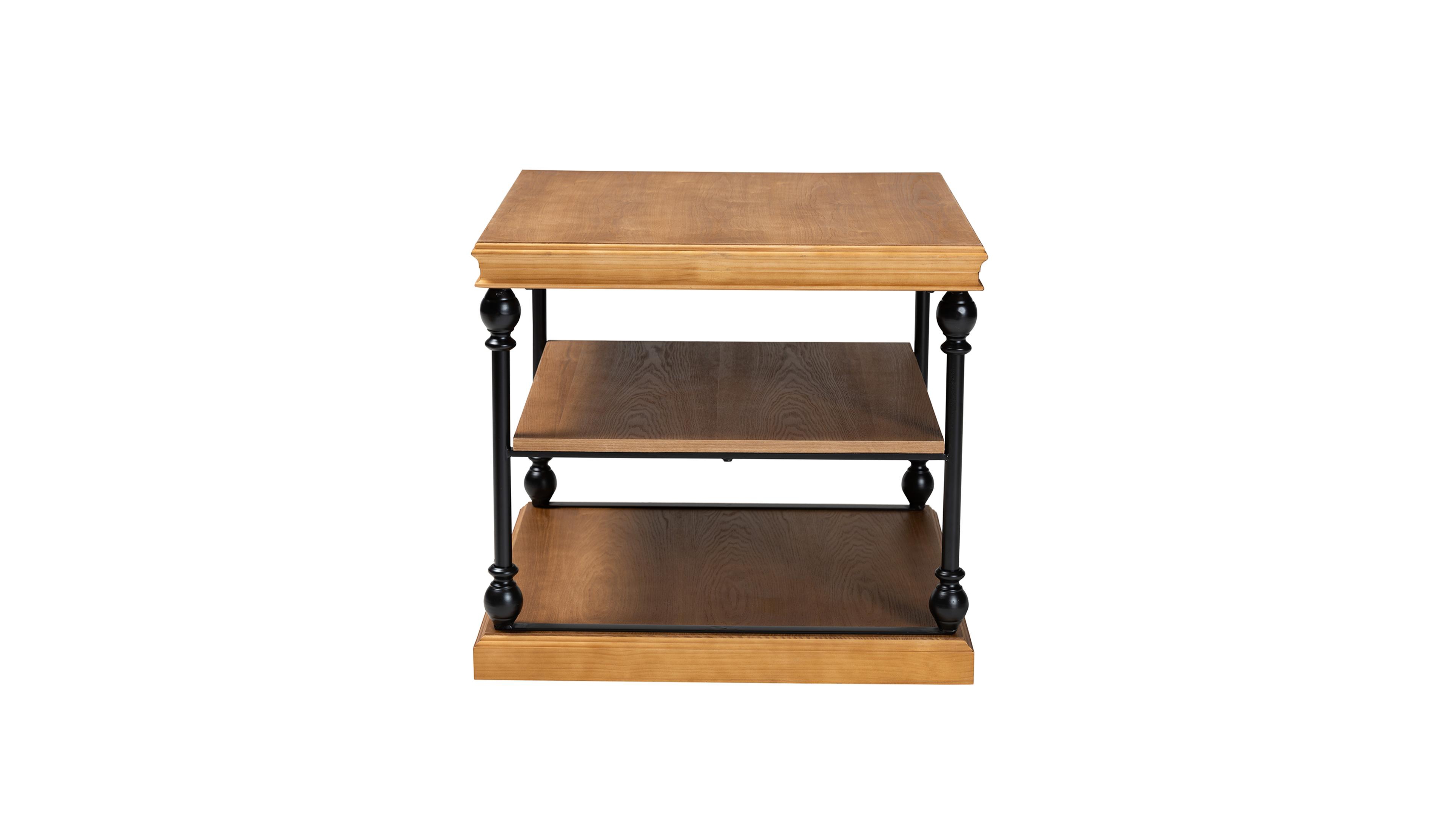 Boxton Studio Sebastian 28.1" Metal Traditional End Table