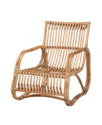 Blanca 29.7" Rattan Bohemian Accent Chair