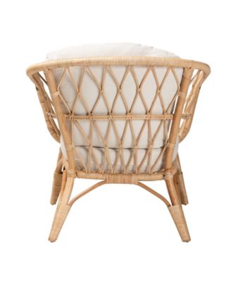 Feya 29.5" Rattan Bohemian Armchair