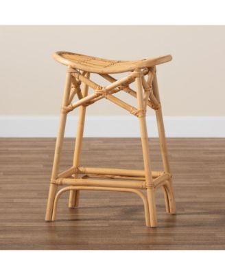 Elgon 26" Rattan Bohemian Counter Stool