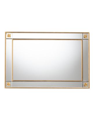 Boxton Studio Iara 28" Glass Glam and Luxe Accent Wall Mirror