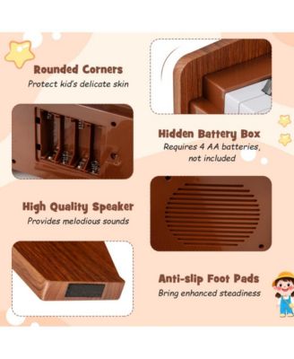 Kids Mini Digital Piano Keyboard with Lighted Teaching Mode and 25 Keys