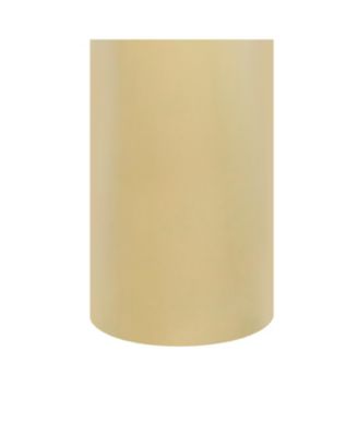 22.75" Metal Mid-Century Modern Metal Sleek Cylinder Drink Table and Decorative End Table