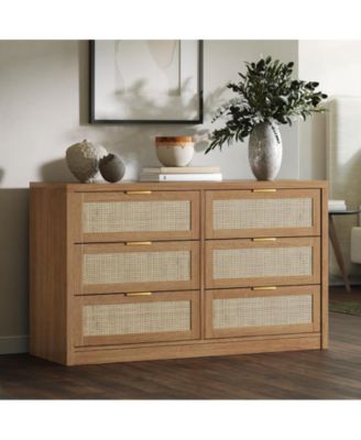 53" Rattan Dresser for Bedroom