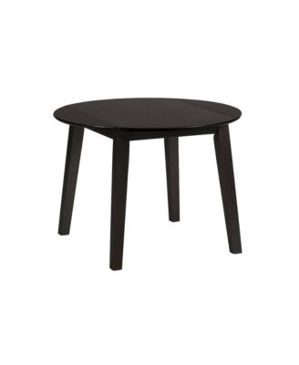 Simplicity Solid Wood Classic Round Drop-leaf Table