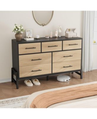 52-Inch Wide Freestanding 7-Drawer Bedroom Dresser