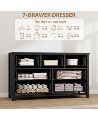 7 Drawer Dresser for Bedroom