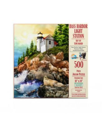 Bass Harbor Light Station 500 piece Jigsaw Puzzle for Adults