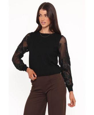 Women's Cailin Sheer Sleeve Top