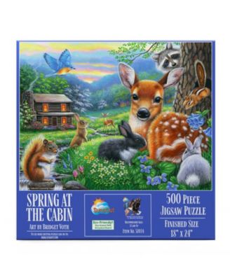 Spring at the Cabin 500 piece Jigsaw Puzzle for Adults