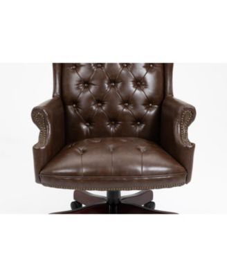 Height-Adjustable Executive Office Chair for Comfort and Style