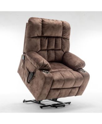 Streamdale Big & Tall Lift Chair w/ Heat & Massage, 2 OKIN Motors