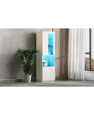 LED Storage Cabinet with Acrylic Door