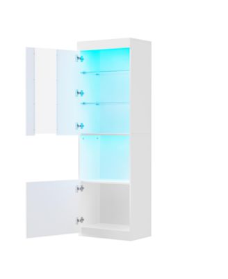 LED Storage Cabinet with Acrylic Door