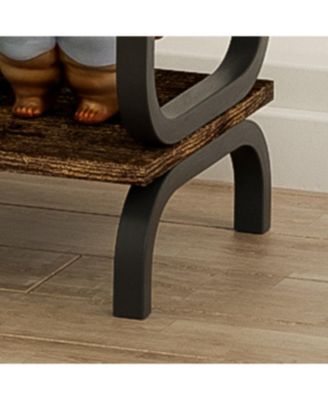 5-Tier Industrial Bookshelf, Open Home Office Shelving