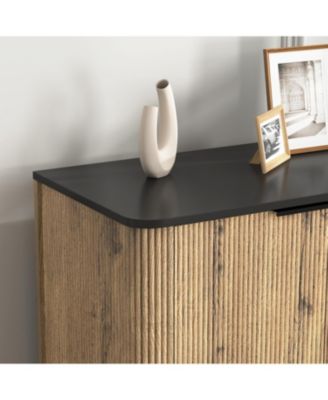 MDF Sideboard TV & Tableware Storage (55" x 15.7" x 29.6")