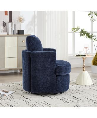 360 Swivel Chenille Chair- Comfortable, Breathable, & Easy Assembly