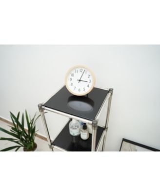 Streamdale Black 4-Tier Stainless Steel Shelving Unit - Heavy Duty, Durable