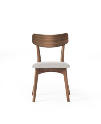 5-Pc Mid-Century Walnut Dining Set with Chairs