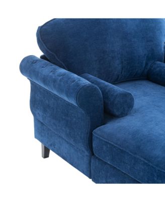 Oversized Chenille Chaise Lounge Sofa Bed - 5 Colors