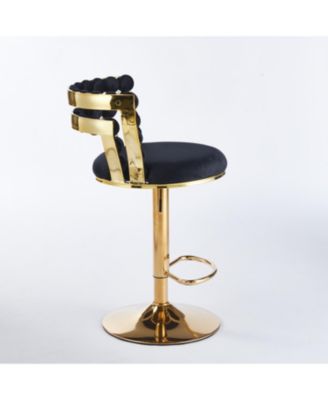 Velvet Bar Chairs (Set of 2)