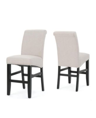 25" Upholstered Counter Stools (Set of 2)