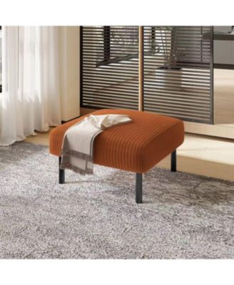 Streamdale Corduroy Ottoman Footstool with Legs