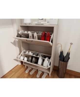 2-Tier Shoe Rack - Stable, Spacious, Holds 12 Pairs