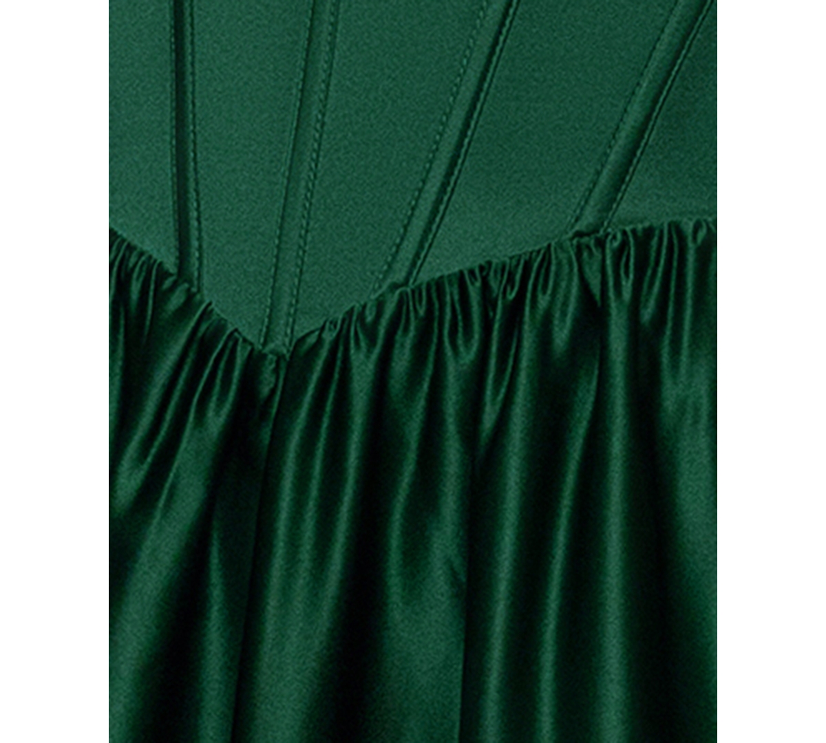 Blondie Nites Juniors' Lamour Twist Front-Corset Ball Gown