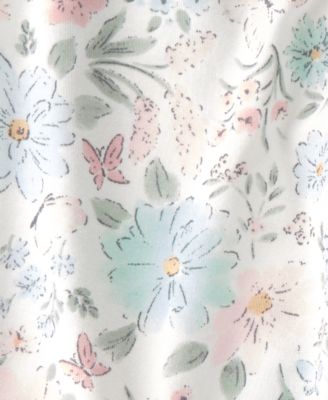 Baby Girls' Butterfly Garden Print Pants, 2-Pack