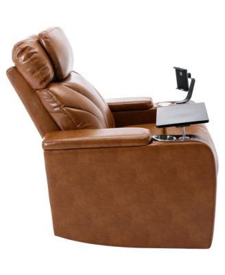 Power Recliner with USB Charger, Storage, Cup Holder, Bluetooth